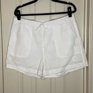 Anthropology Saint Geraldine Smiley Face Shorts
